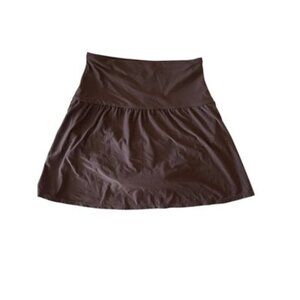 Coco Reef Soar Ultra High Swim Skirt Brown Size S NWT $68